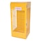 Vestil Vertical Cylinder Storage Cabinet, 5-10 Cylinder Capacity, Yellow, Depth: 30" CYL-V-510 - alternate 1